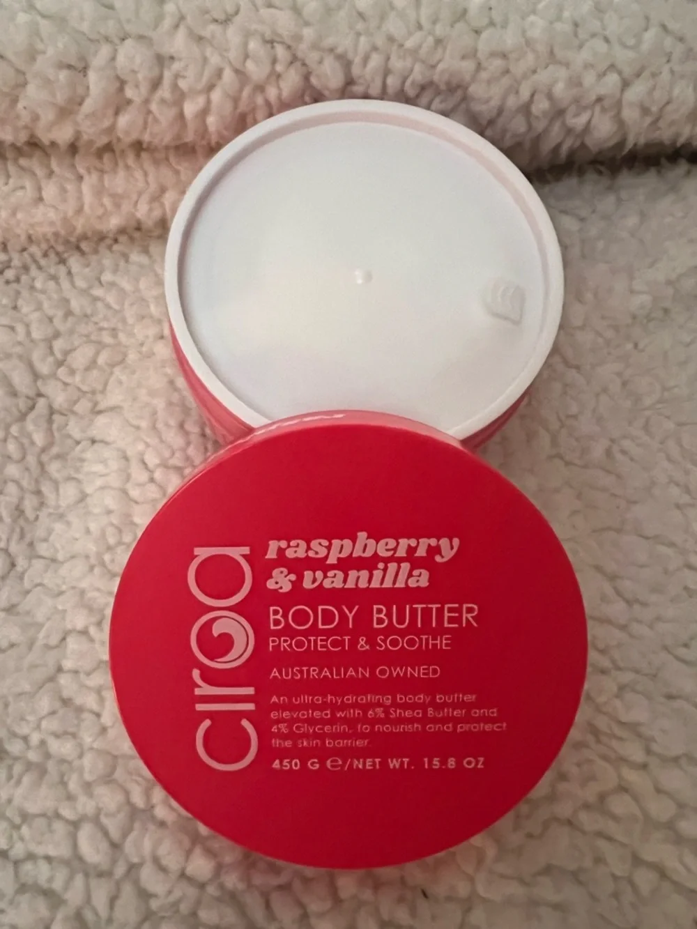 Ciroa Raspberry & Vanilla Body Butter — Red - Picture 4 of 4